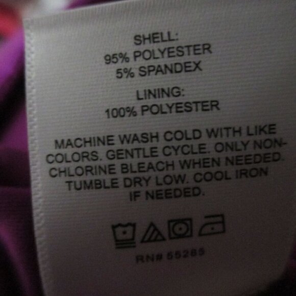 Express Dress Mini Draped V-Neck Strong Shoulder Purple SZ S NWT $88 Holiday - Picture 10 of 10